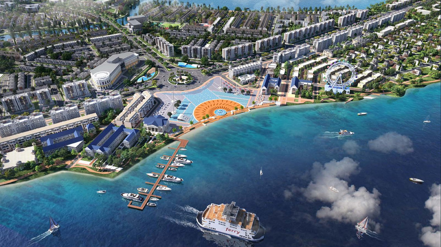 Dự án Aqua City sở hữu những tiện ích nội khu đẳng cấp duy nhất tại TP Biên Hòa
